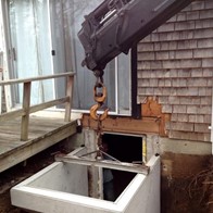 Basement Bulkhead Stairs Installation